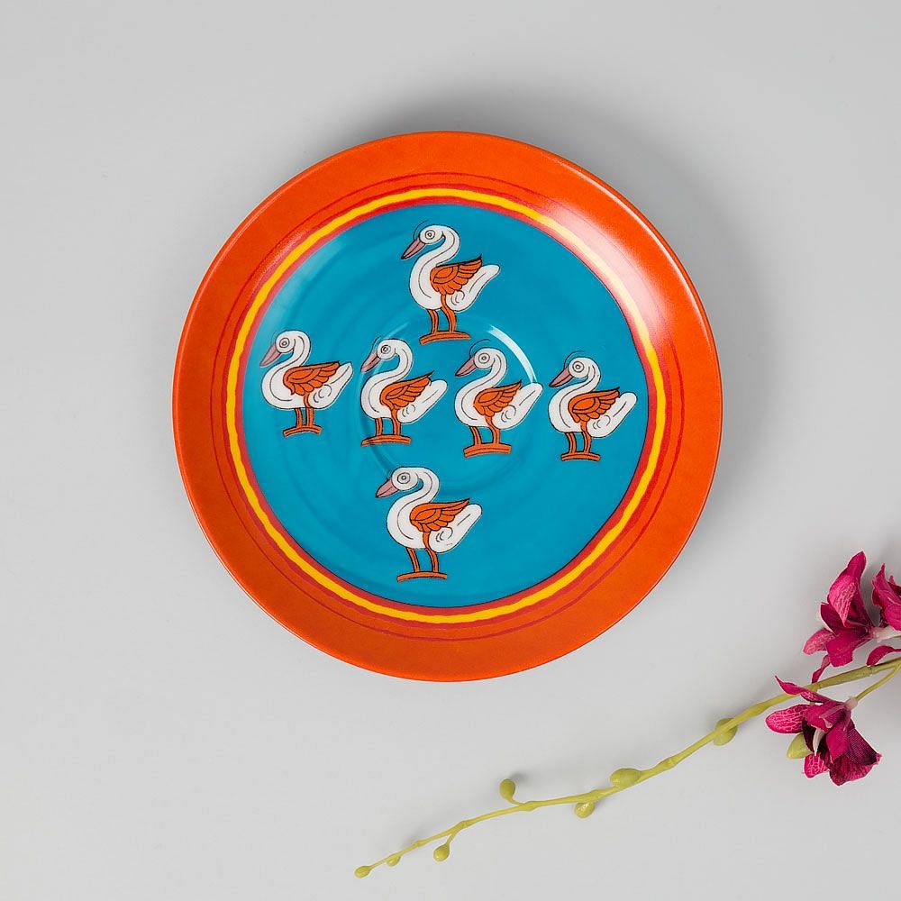 Tangy Applique Cup and Saucer