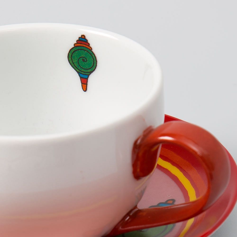 Floral Ambush Cup and Saucer