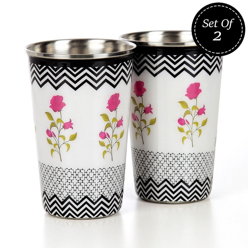 Chevron Insignia Steel Tumbler (Set of 2)