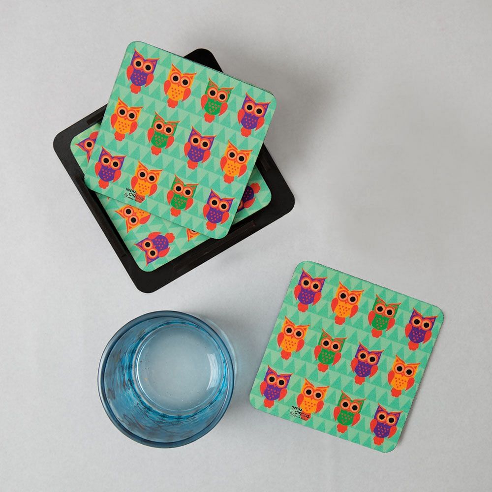 Disco Hedwig PVC Coaster - (Set of 6)
