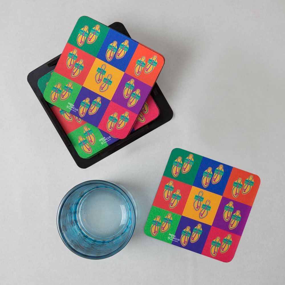 Toe tal Funk PVC Coaster - (Set of 6)