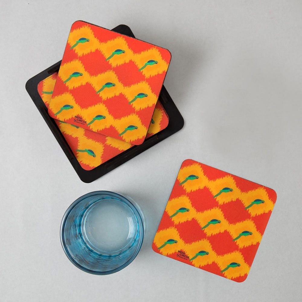 Joy de Vivre PVC Coaster - (Set of 6)