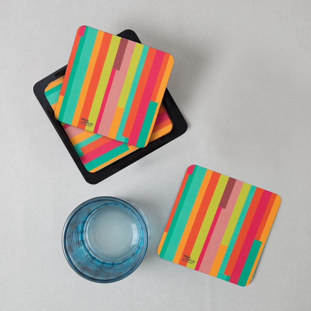 Life is a Blur PVC Coaster - (Set of 6)