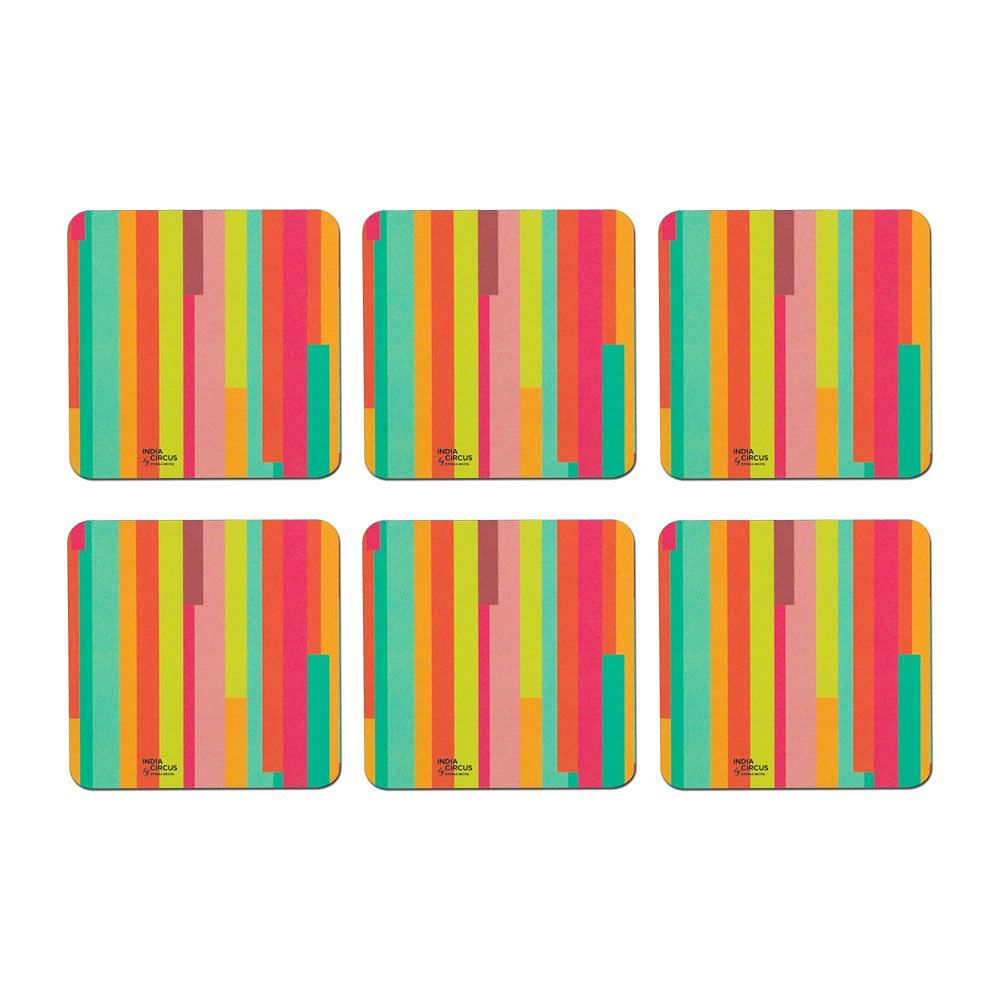 Life is a Blur PVC Coaster - (Set of 6)