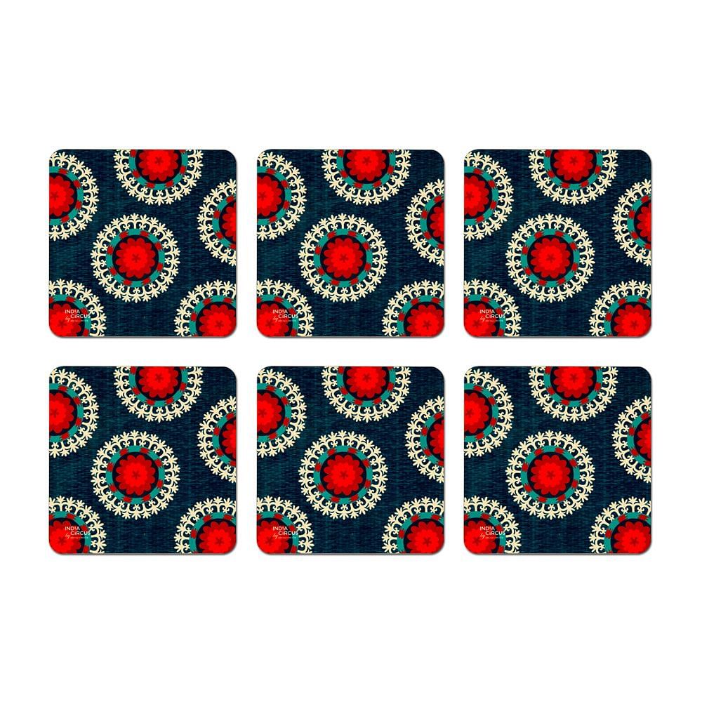 Pop Illusion MDF Coaster - (Set of 6)