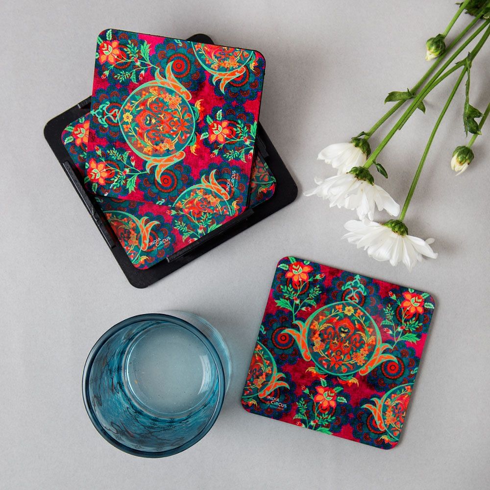 Vintage Treasure MDF Coaster - (Set of 6)