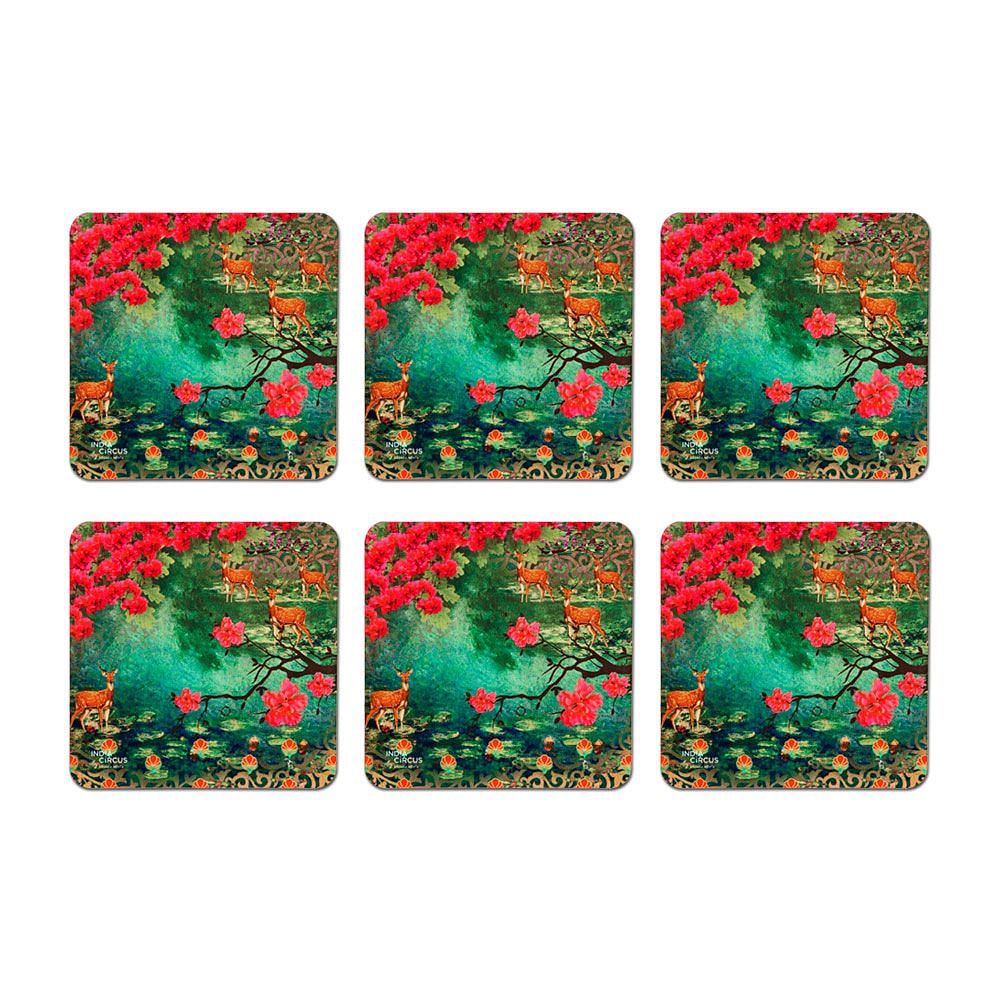 Garden of ShangriLa MDF Coaster - (Set of 6)