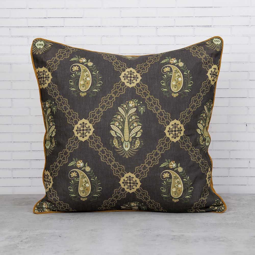 Feathers of Twilight Linen Cushion Cover