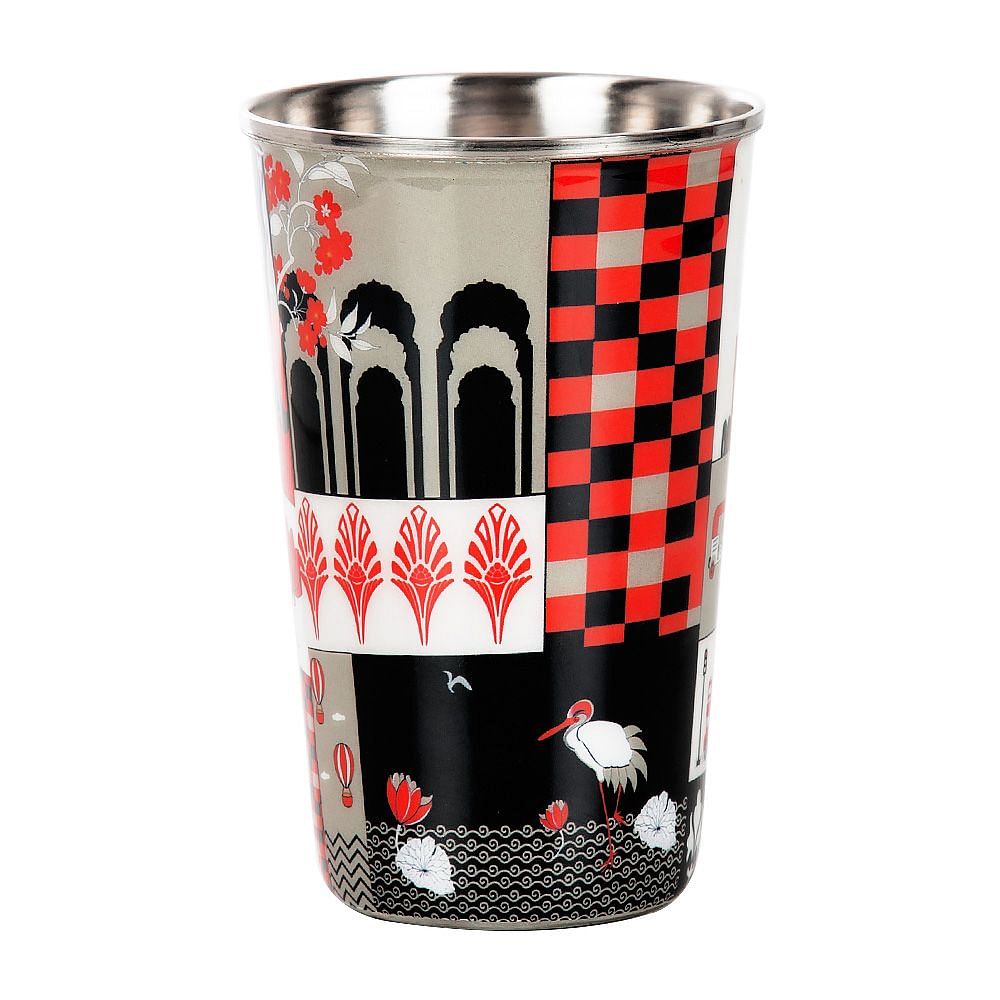Blurry Vignettes Steel Tumbler (Set of 2)