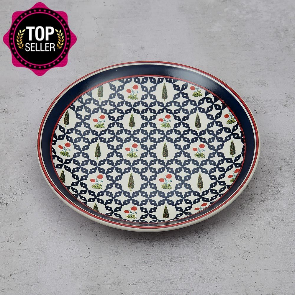 Flowers and Ferns Quarter Plate