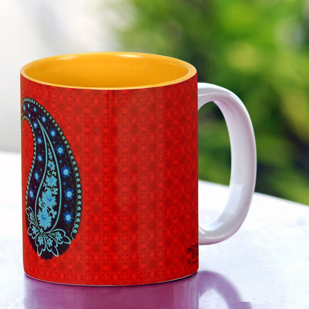 Blue Paisley Mug