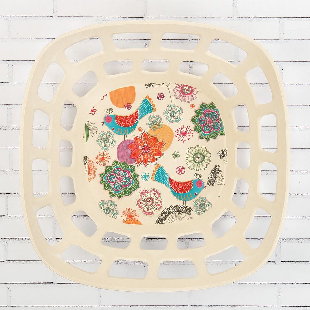 Garden of Eden Large Bamboo Fruit Bowl