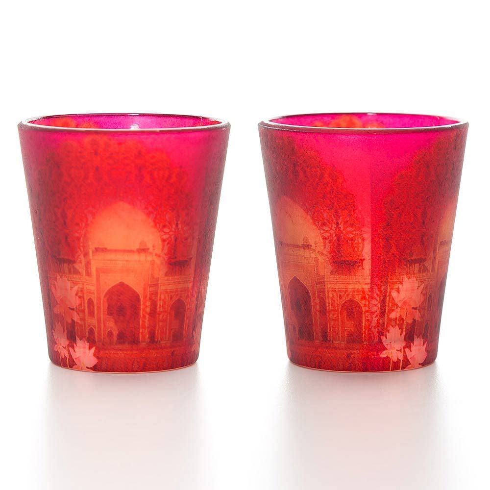 Crown of Palaces Frosted Shot Glasses (Set of 2)