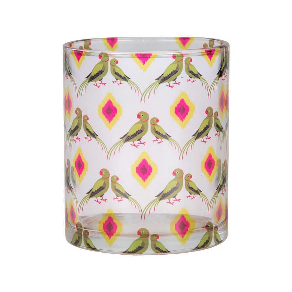 Madans Parrots Glass Mug