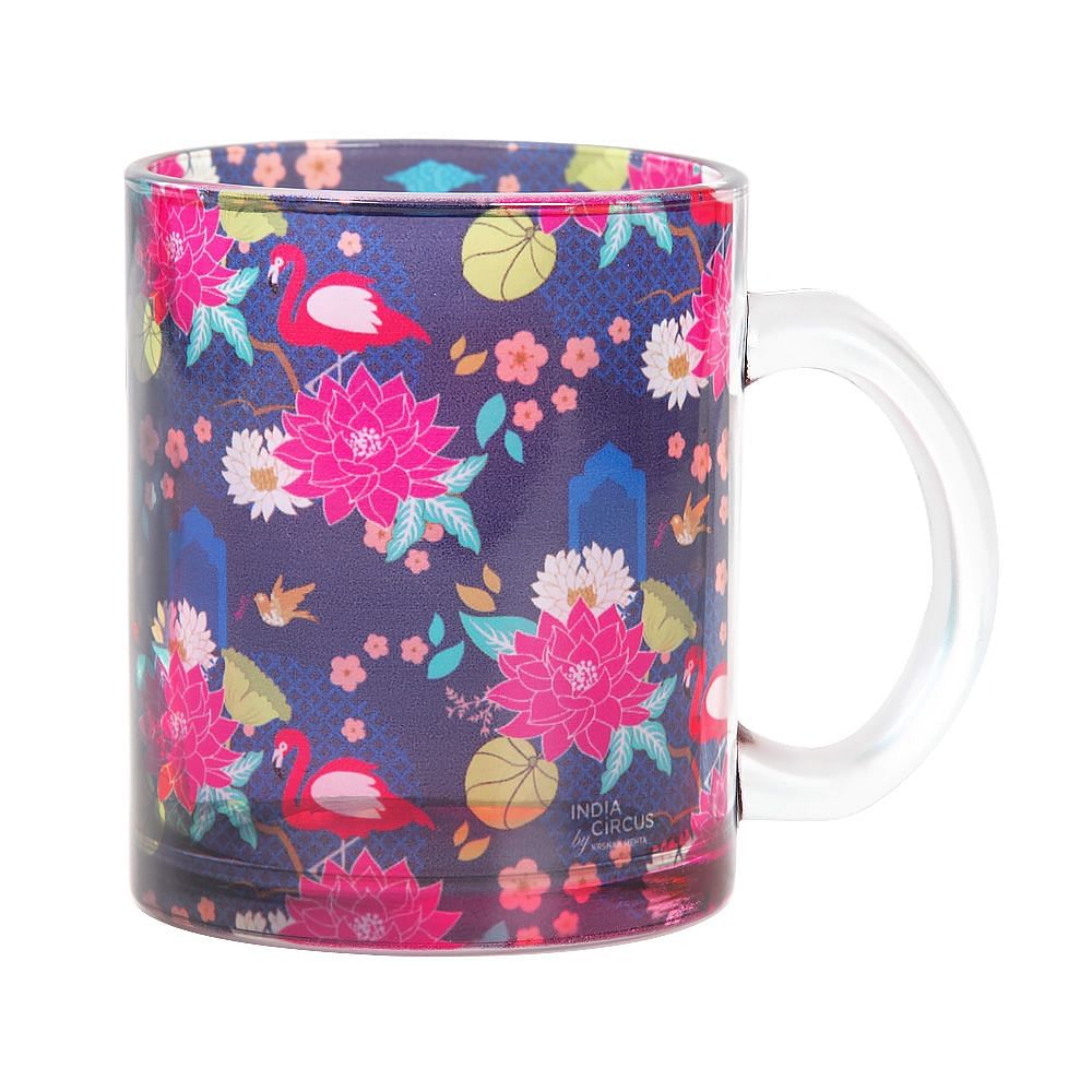 Floral Fable Glass Mug