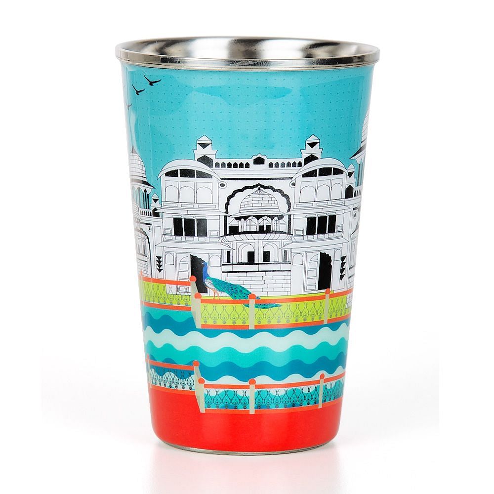 Castle of Living Water Steel Tumbler (Set of 2)