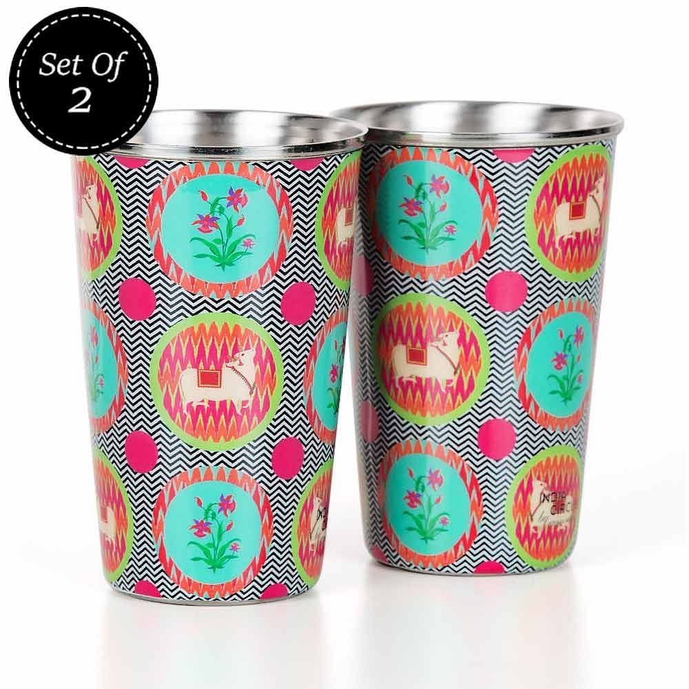 Montage of Euphoria Steel Tumbler (Set of 2)