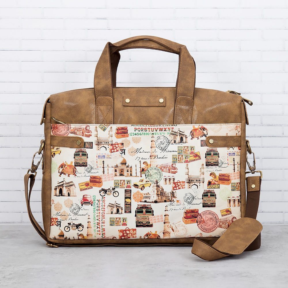 Haute News Briefcase Bag
