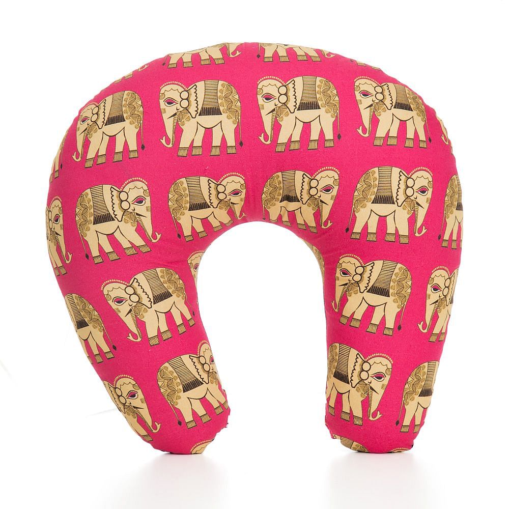 Haathi Howda Yatra Neck Pillow