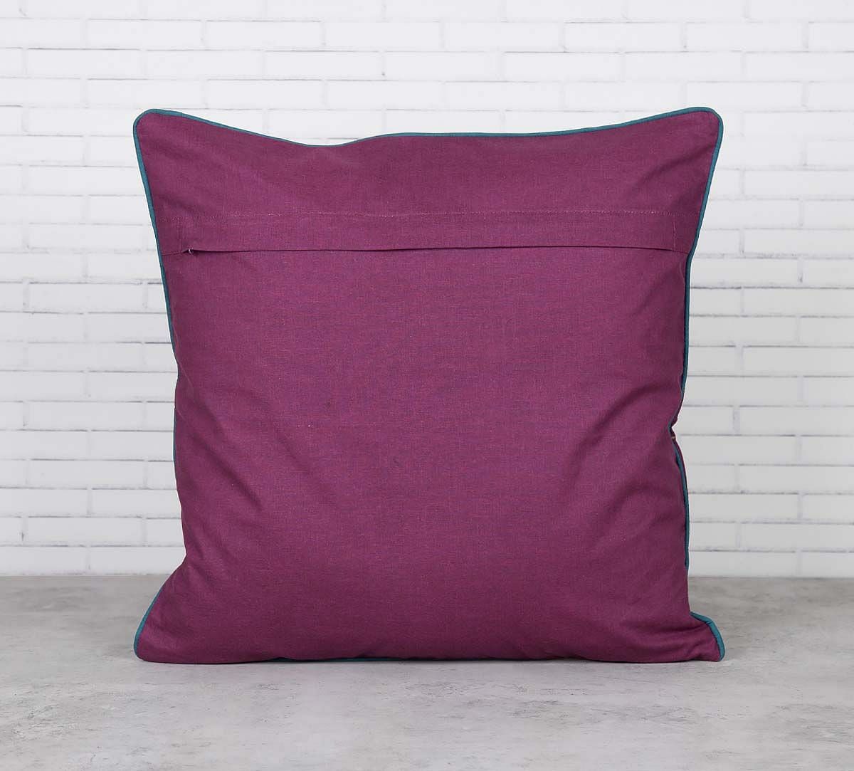 Enchanted Yield Satin Blend Cushion Cover