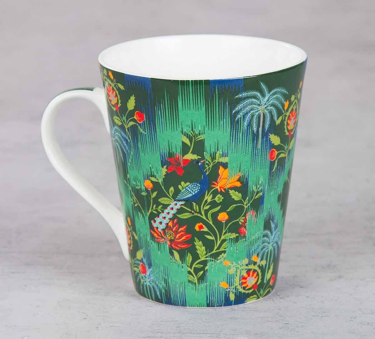 Reign of the Peafowl Bone China Mug