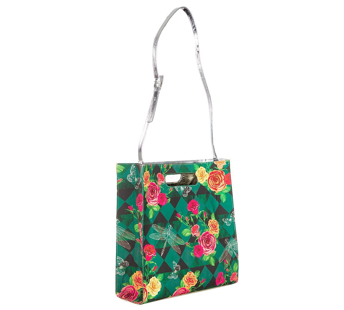 Floral Flutter Tote Bag