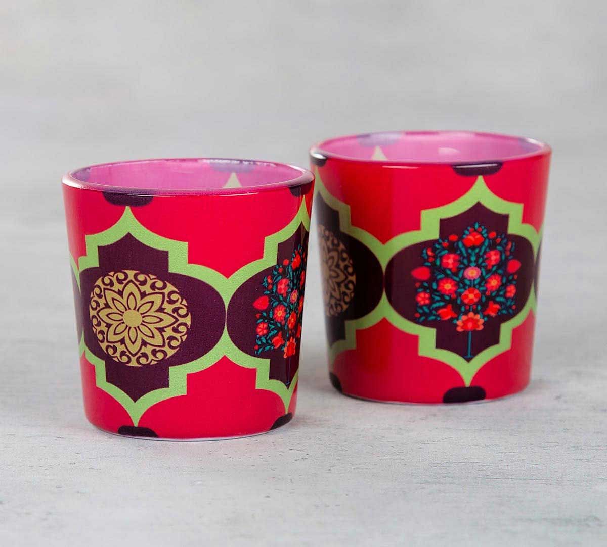 Latticed Synergy Tea Light Holder (Set of 2)