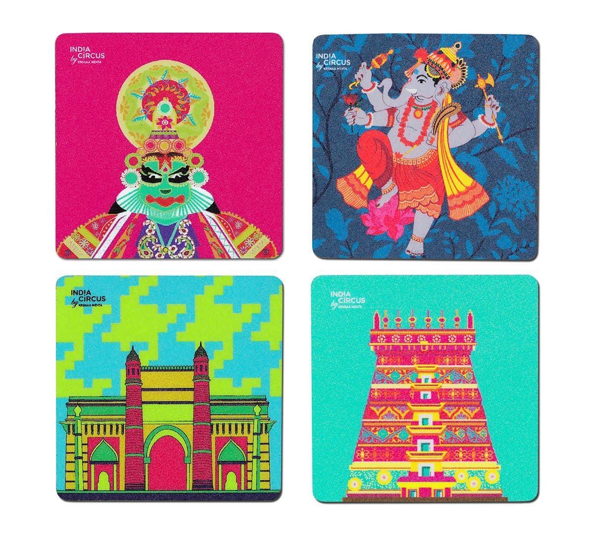 Quadruple Kalakar Fridge Magnet (Set of 4)