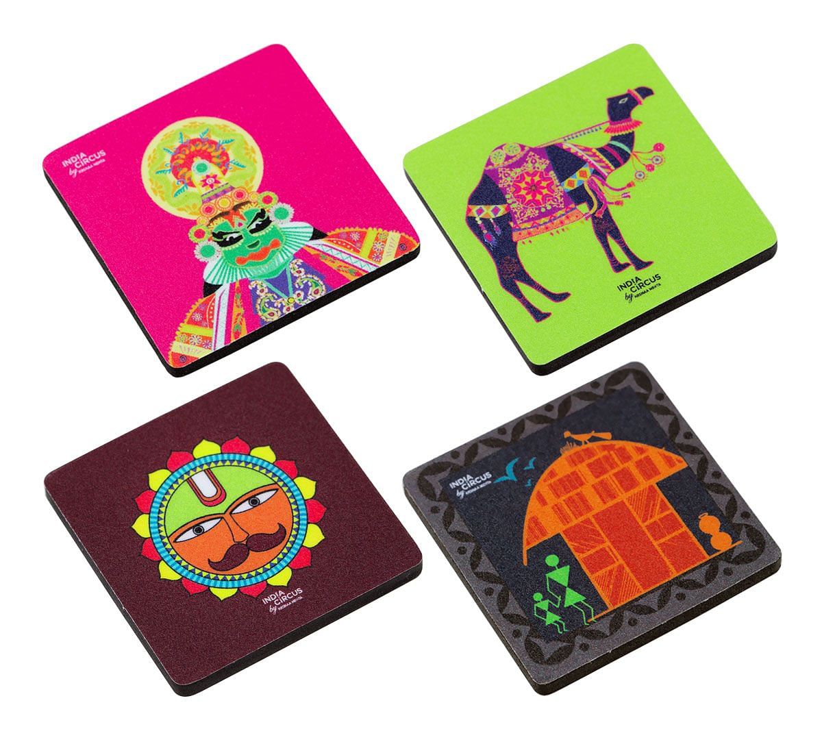 Indie Expression Fridge Magnet (Set of 4)