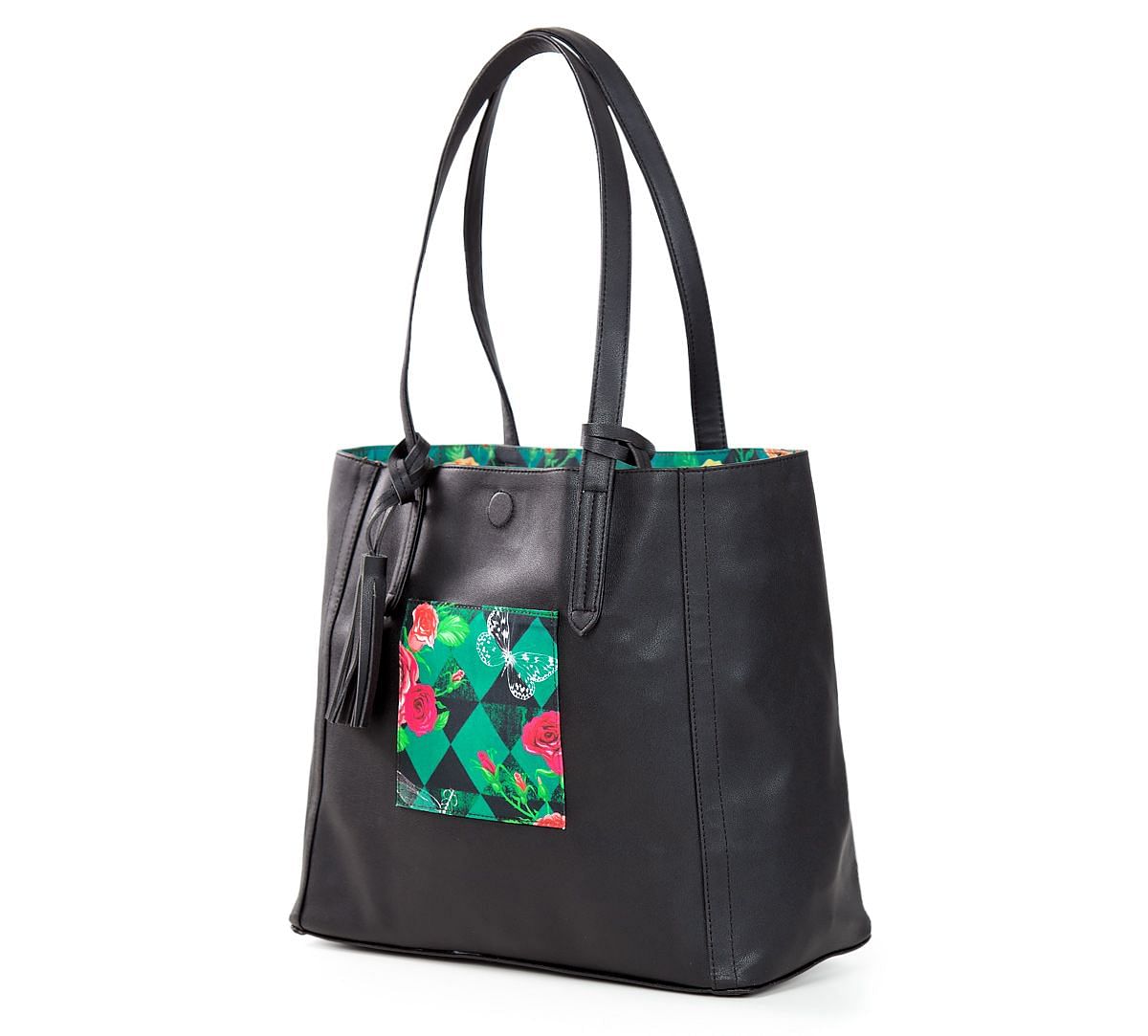 Floral Flutter Reversible Bag