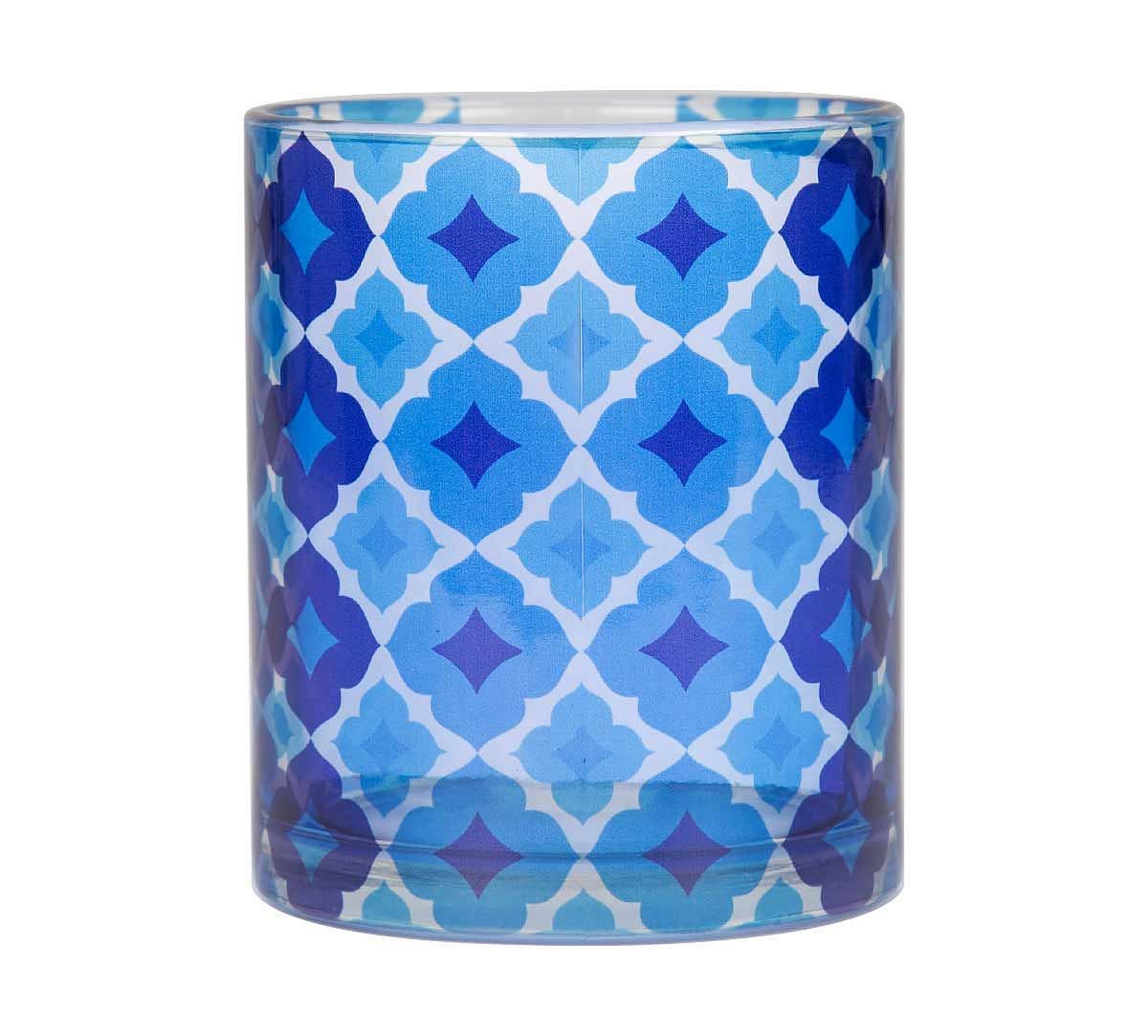 Ultramarine Tracery Glass Mug