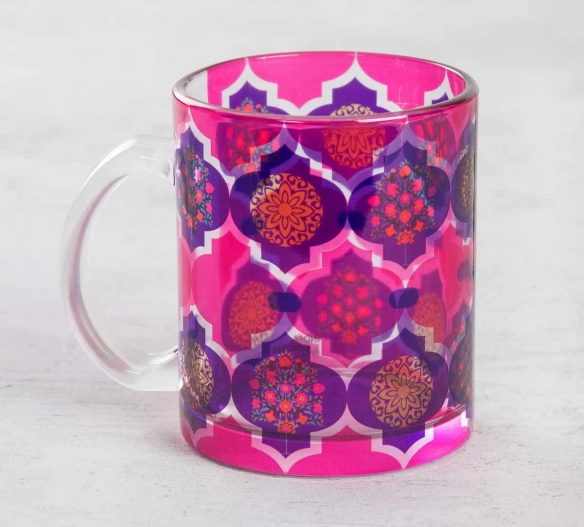 Latticed Synergy Glass Mug