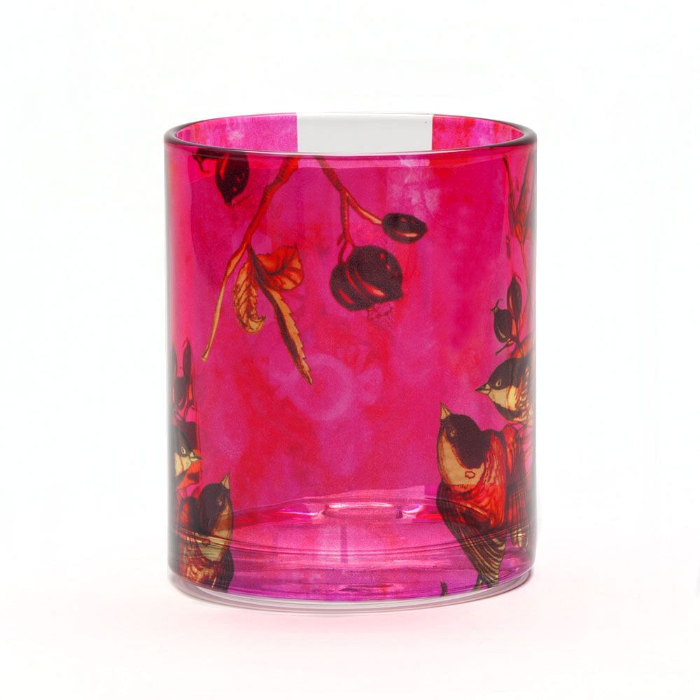 Chirping Birds Glass Mug