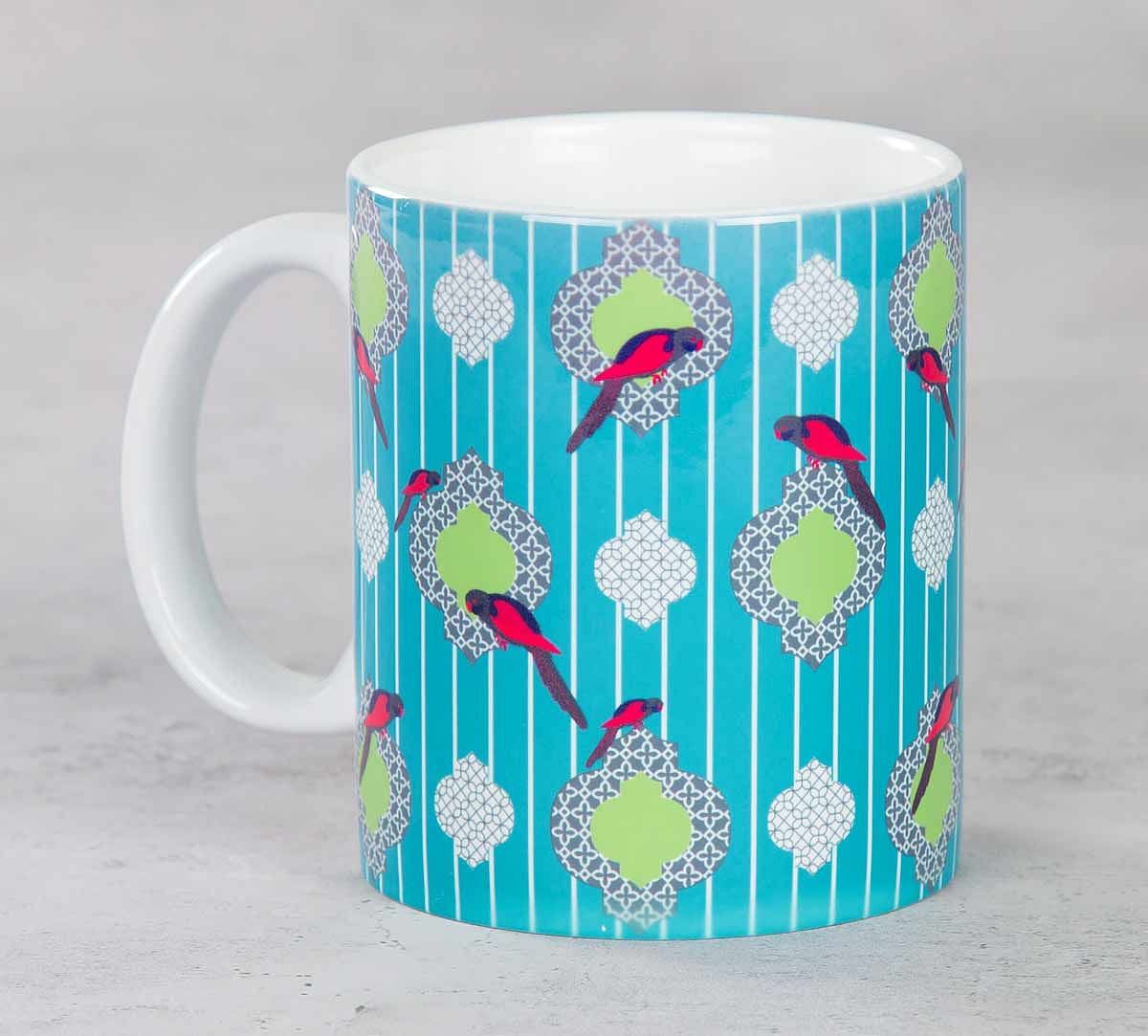 Peeking Parrots Mug