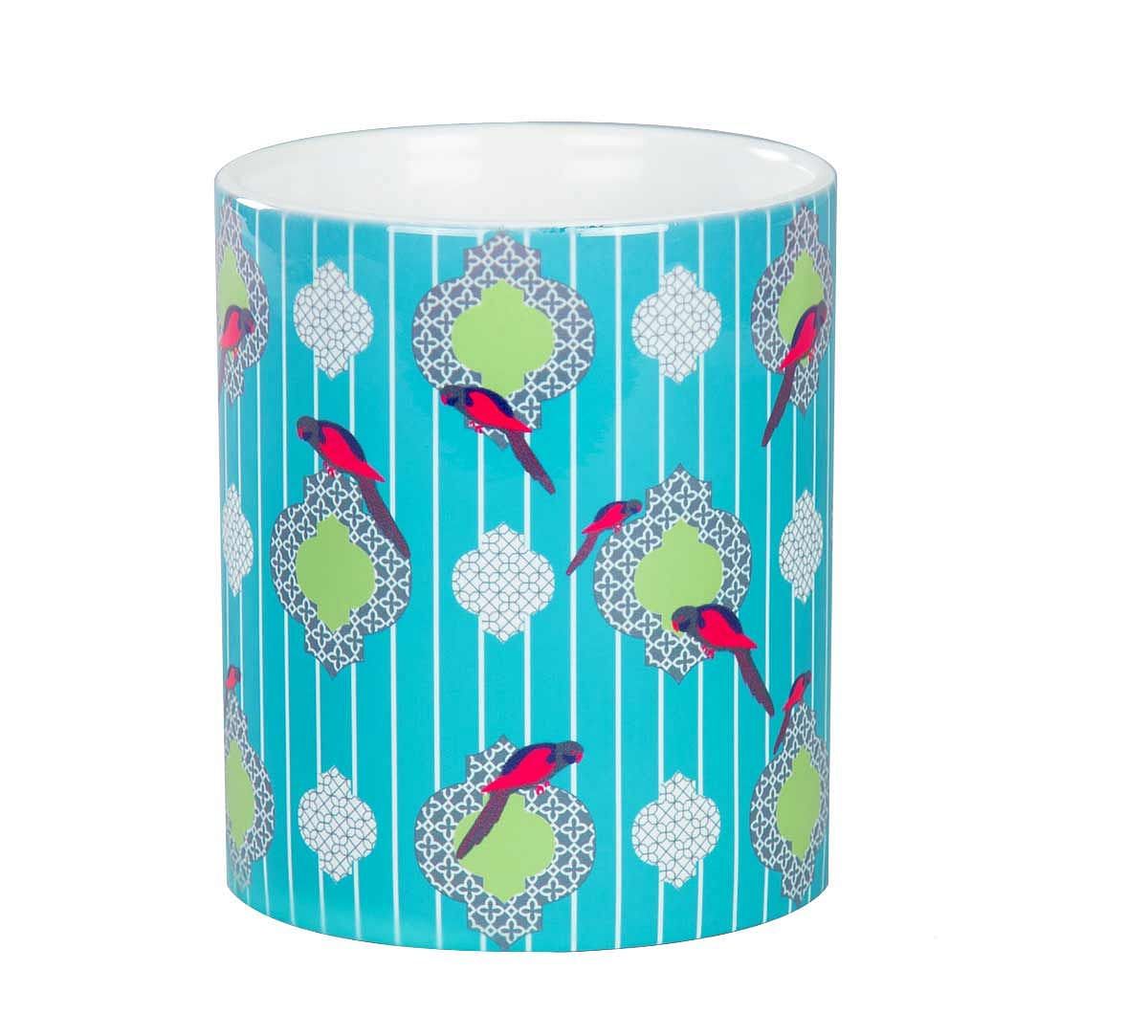 Peeking Parrots Mug