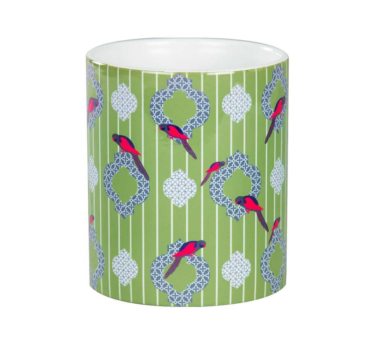 Peeking Parrots Mug