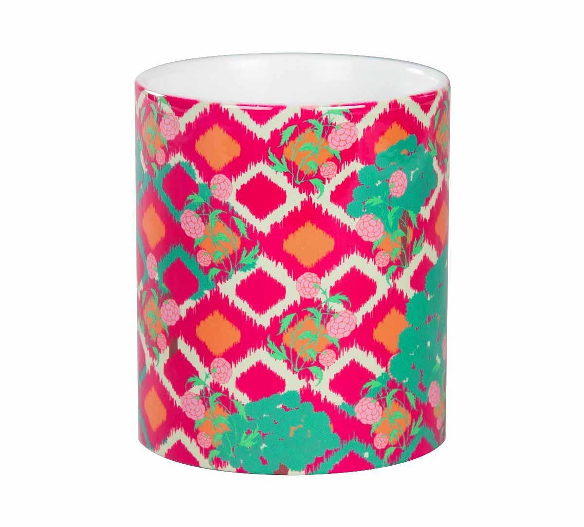 Lattice Vermillion Mug