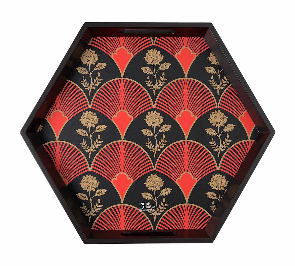 India Circus Fans of Blossom Tray
