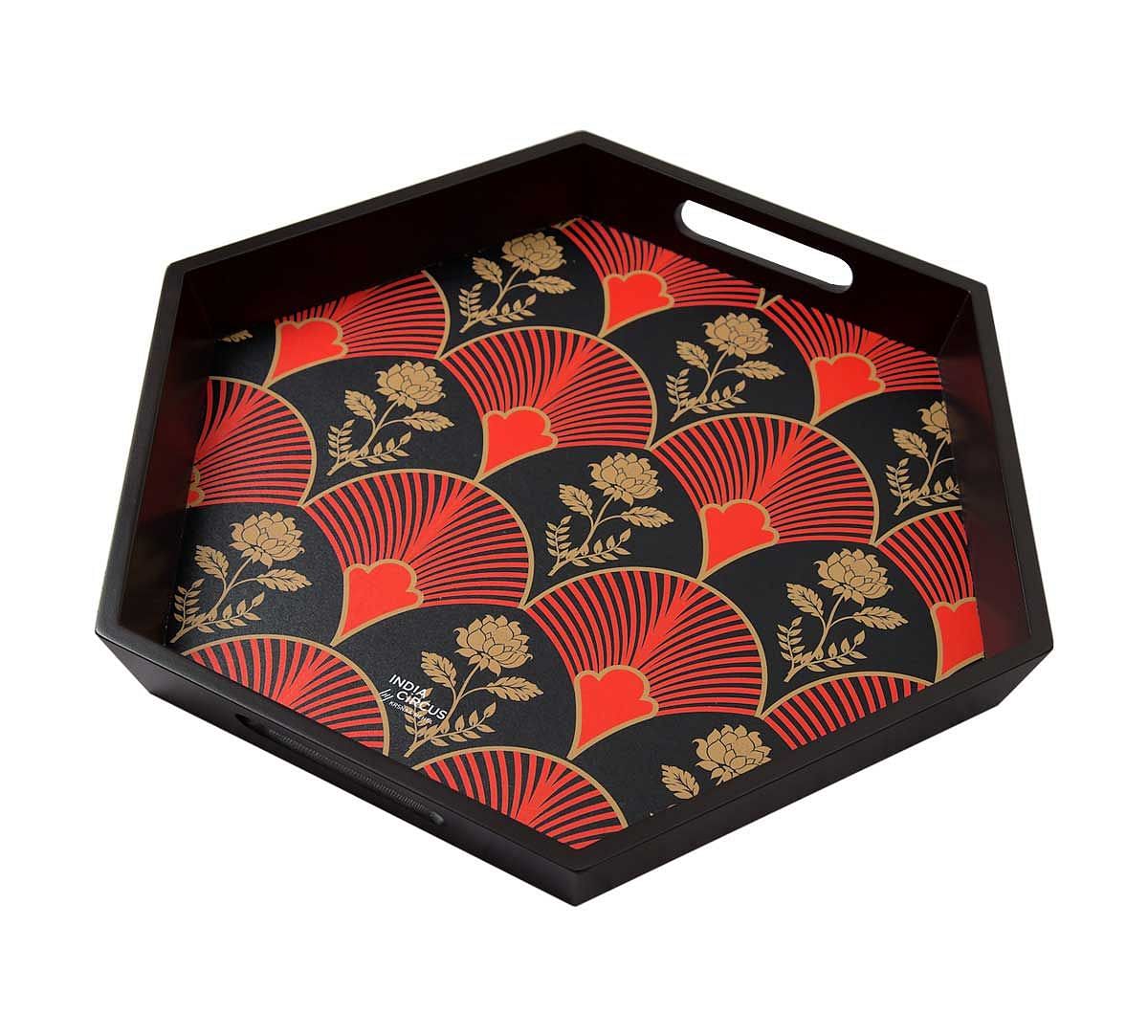 India Circus Fans of Blossom Tray