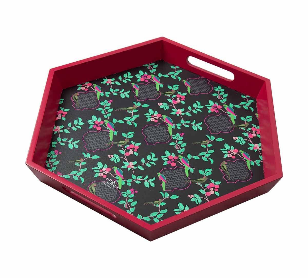 India Circus Perches on a Lattice Tray