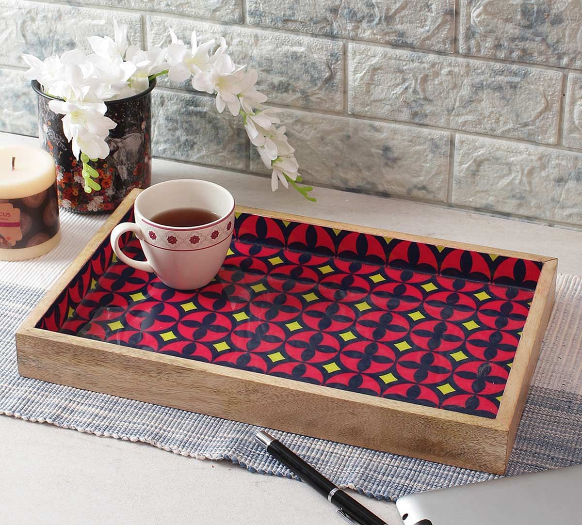 India Circus Elixir of Geometry Serving Tray