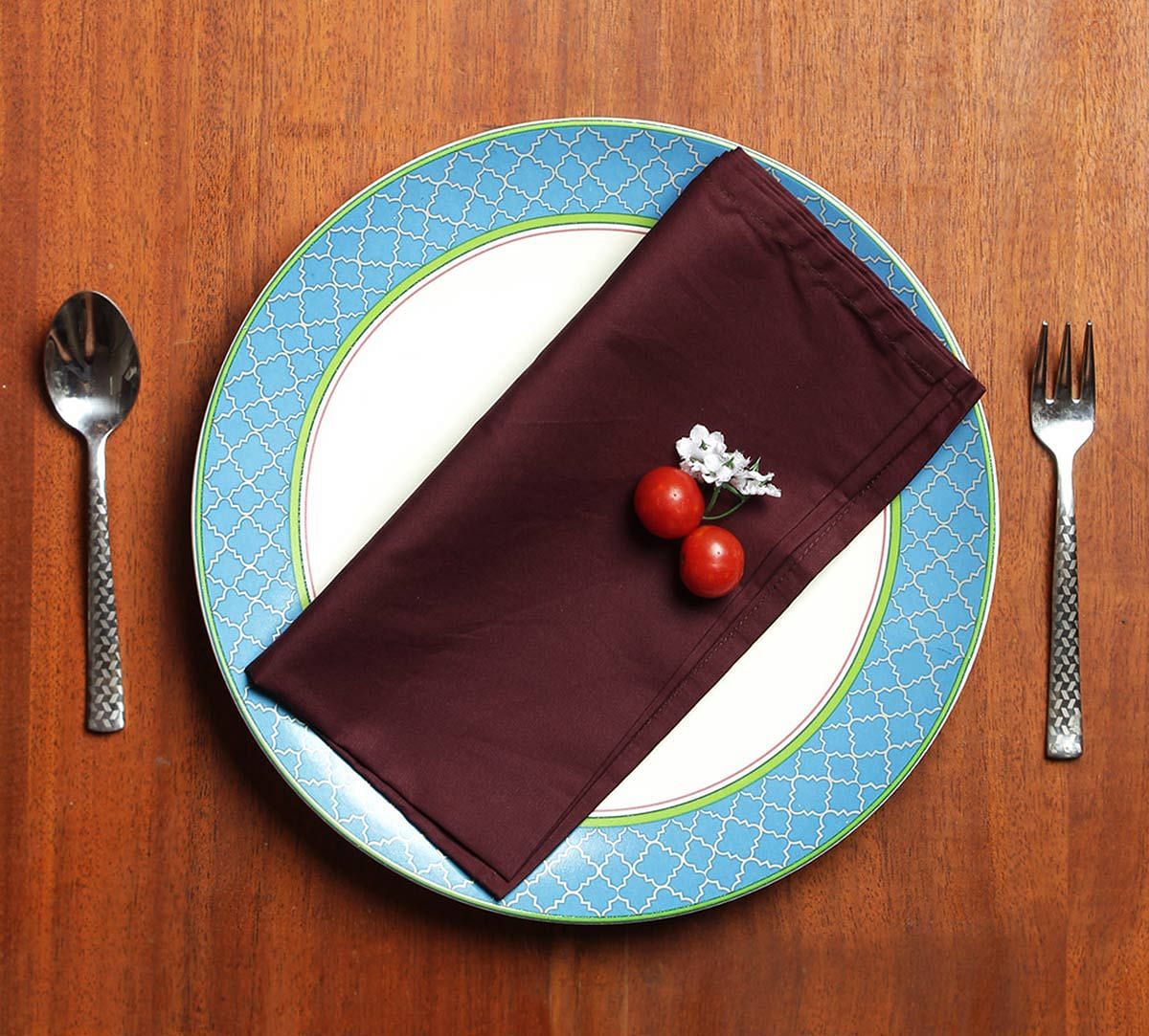 India Circus Amethyst Table Napkin Set of 6