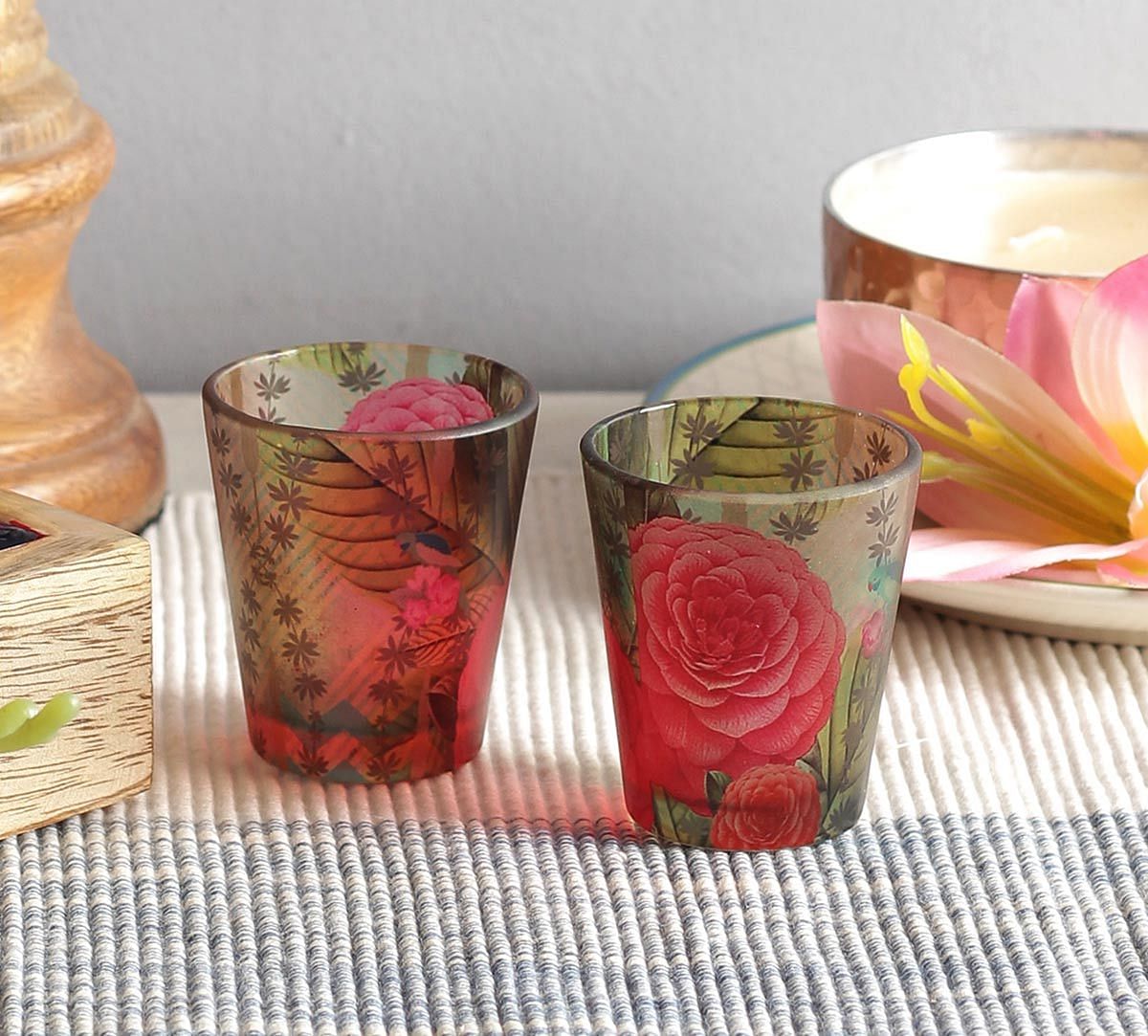 India Circus Herbs of Captivation Shot Glasses Set of 2