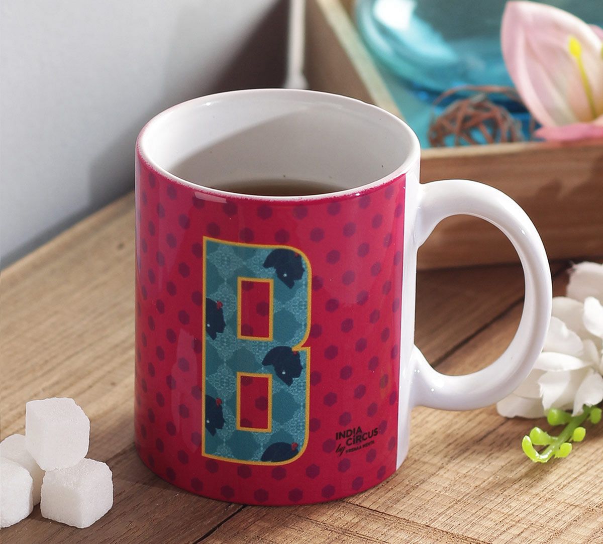 India Circus Bavarian Alphabet B Mug