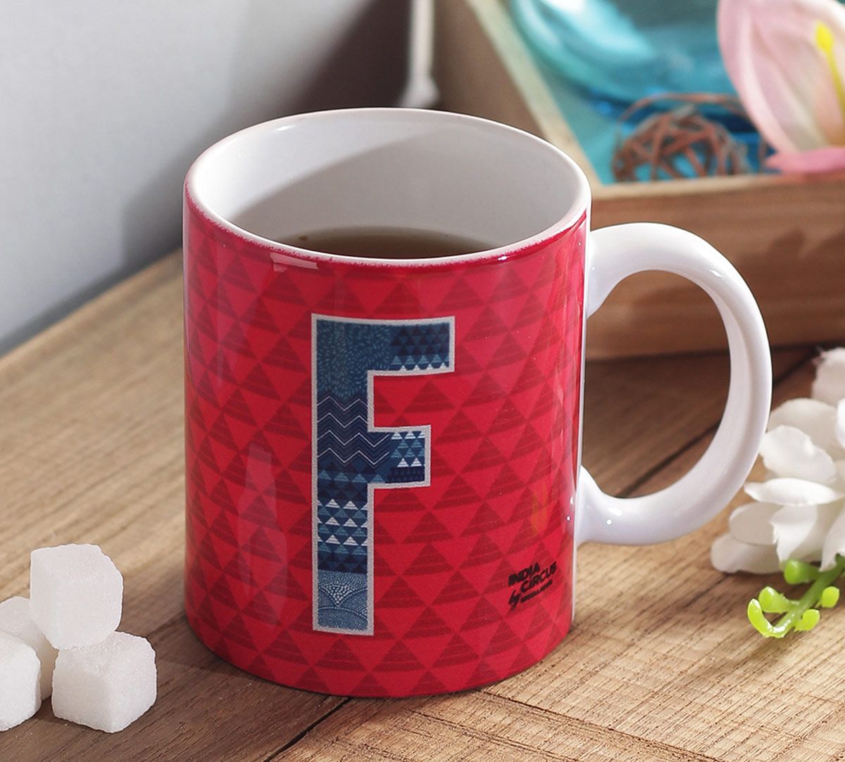 India Circus Fabulous Alphabet F Mug