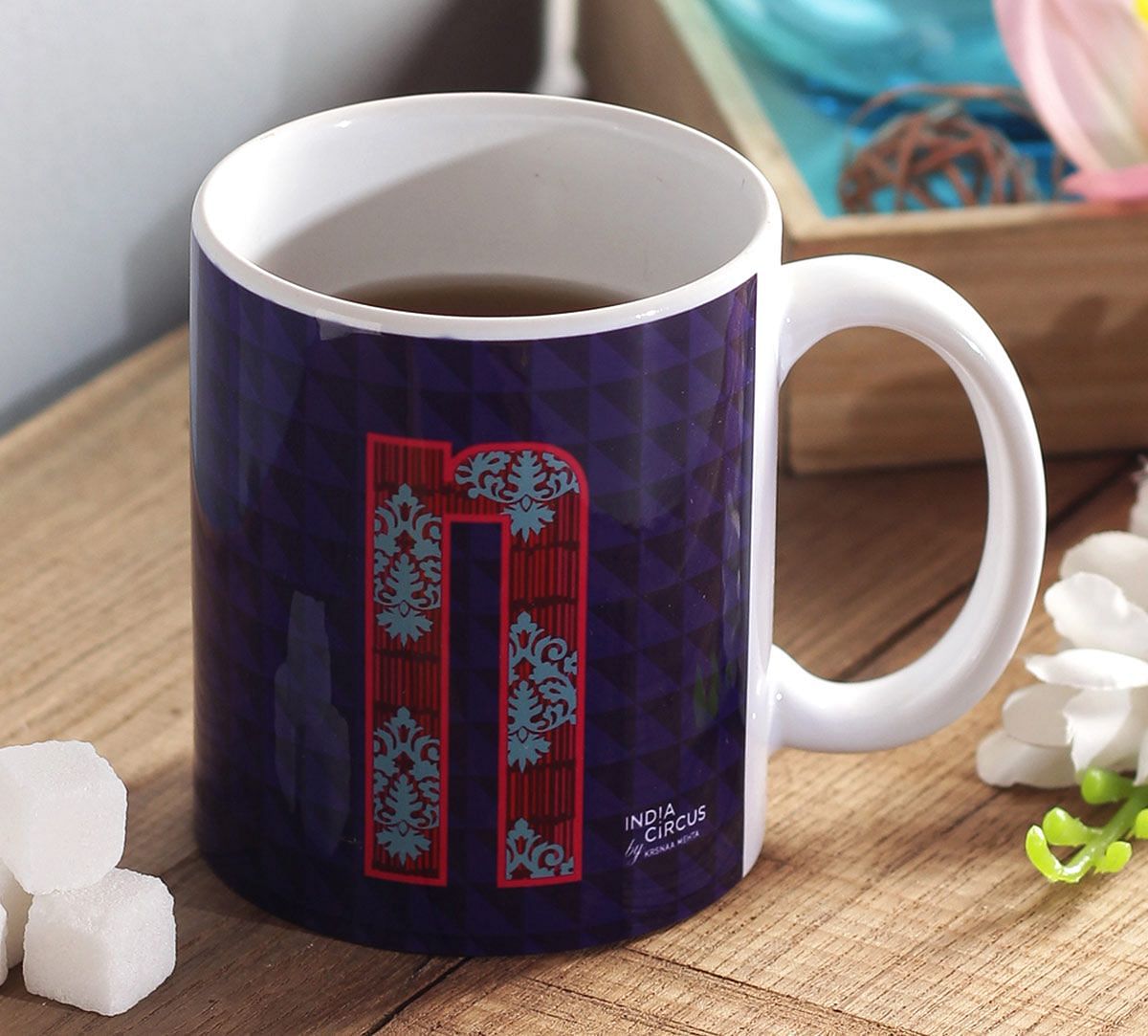 India Circus Nostalgic Alphabet N Mug