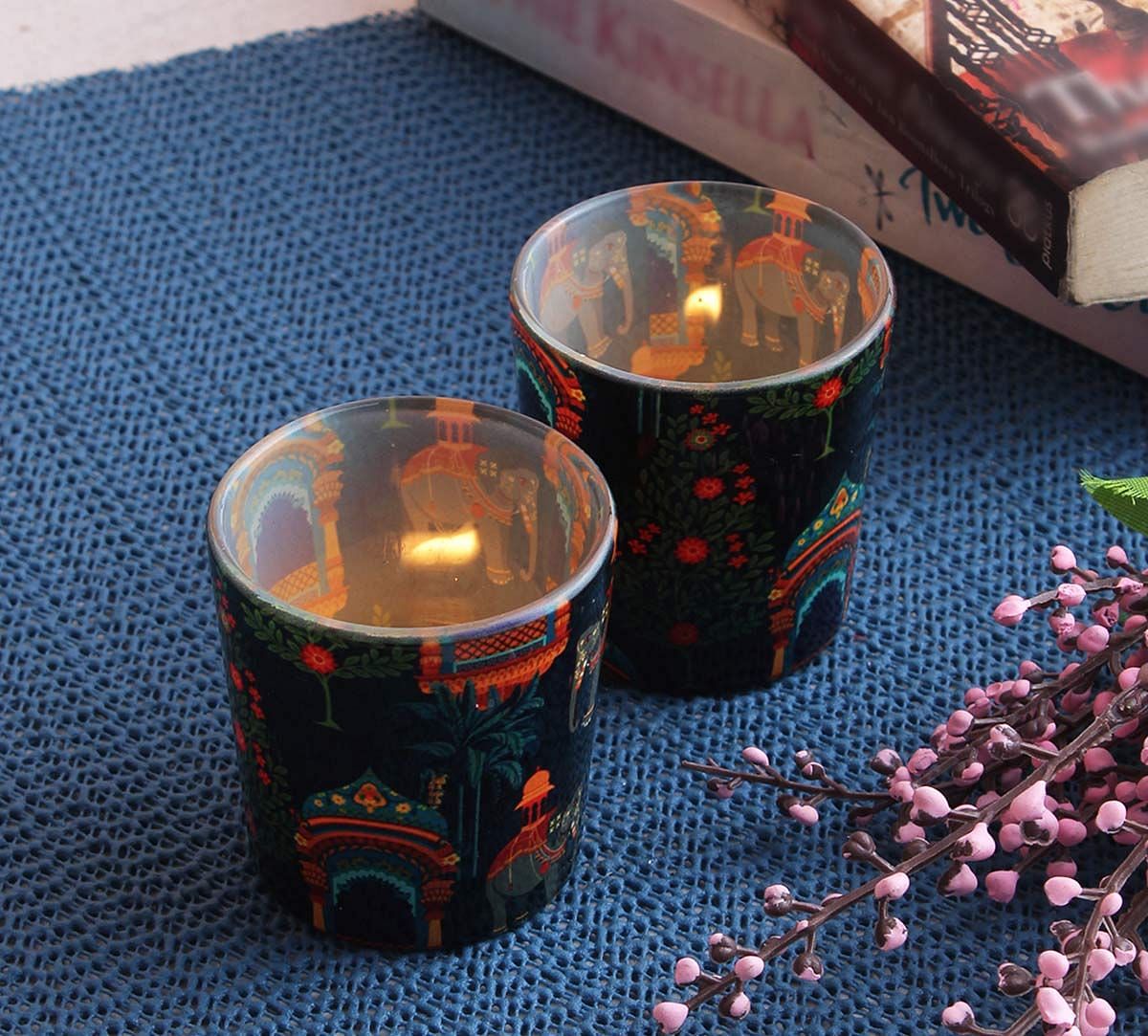 India Circus Sovereign Cavaliers Tea Light Holder Set of 2