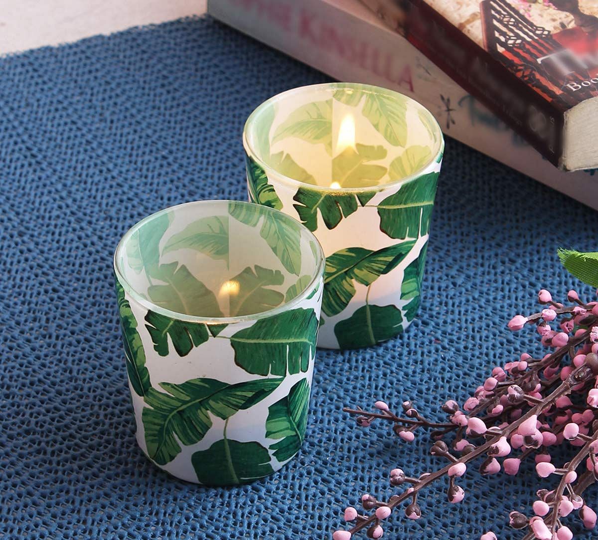 India Circus Pleasant Peduncle Tea Light Holder Set of 2