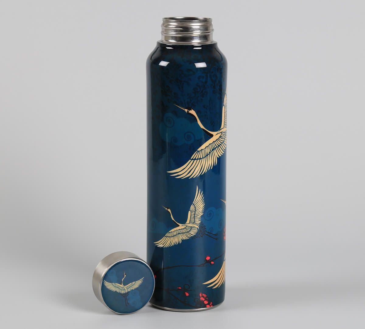 India Circus by Krsnaa Mehta Legend of the Cranes Big Steel Bottle