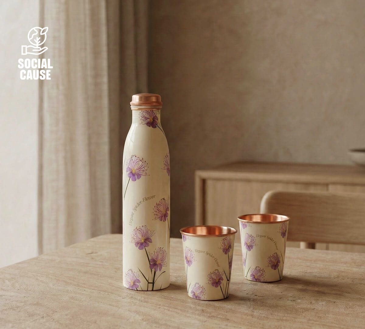 NGCPR Collection - Elegant Spider Flower Copper Combo Set